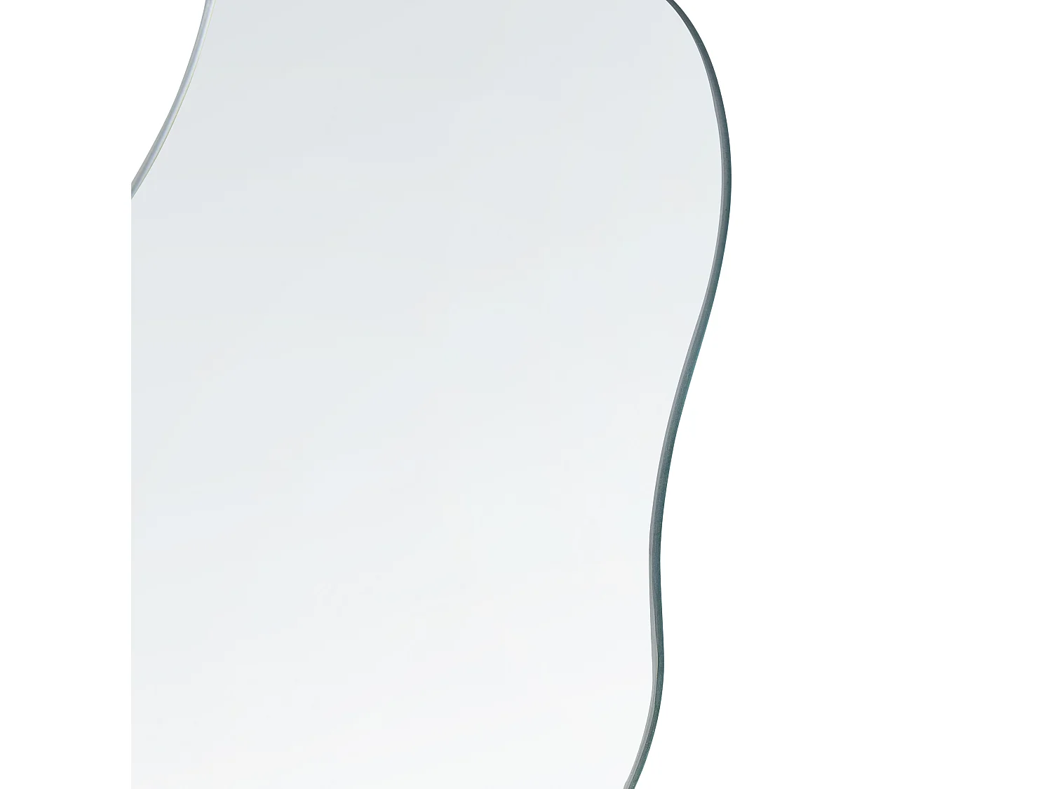 Miroir sur pied LOZERE 19 cm 22 cm Marron clair