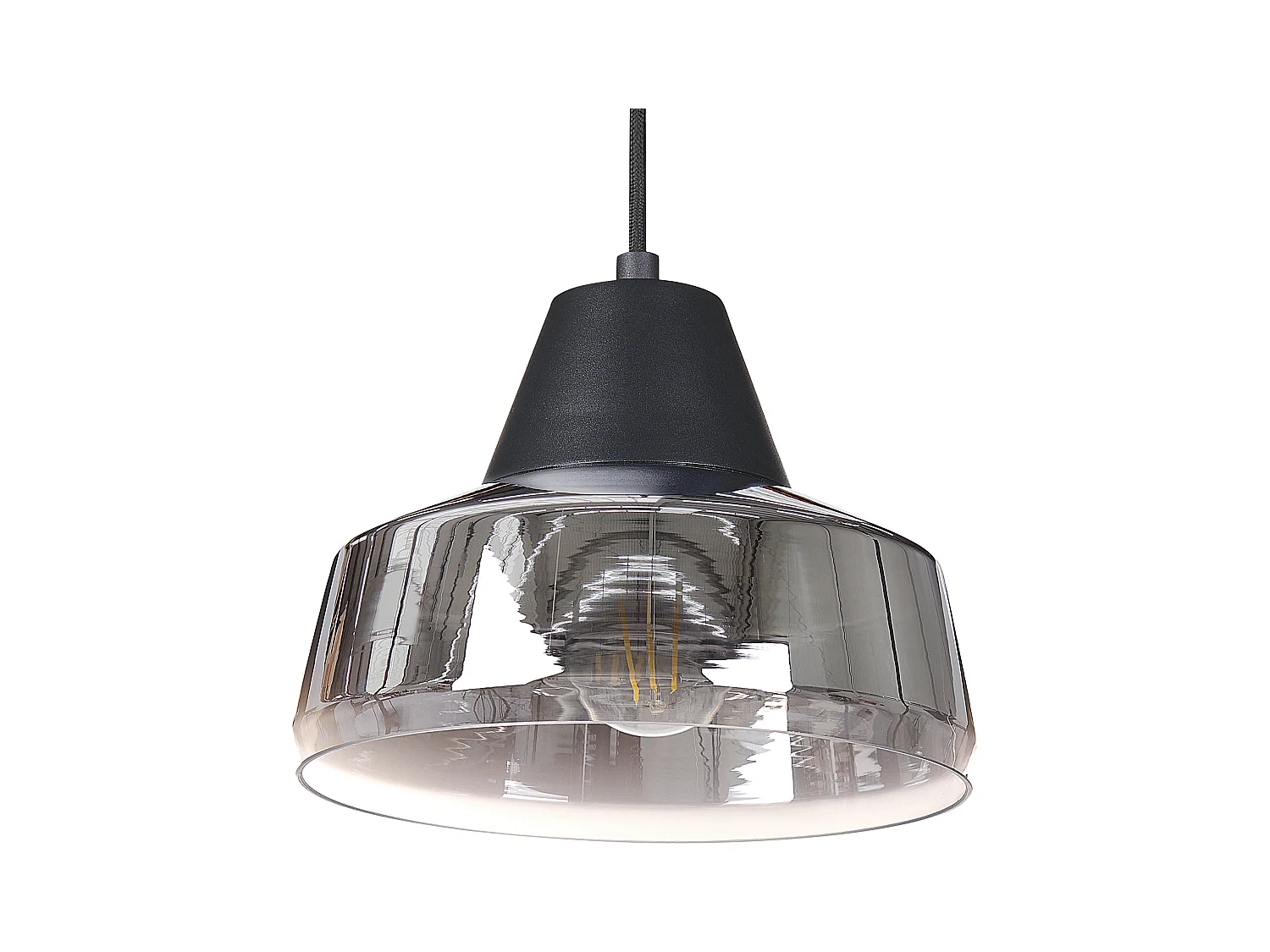 Hanglamp TALPARO Glas Zilver