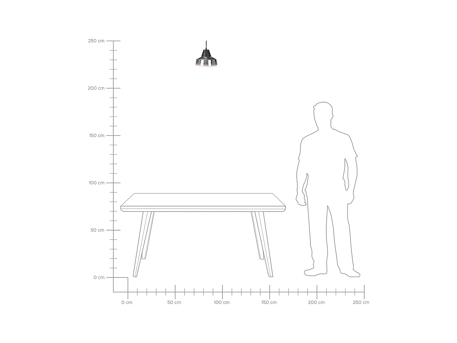 Hanglamp TALPARO Glas Zilver
