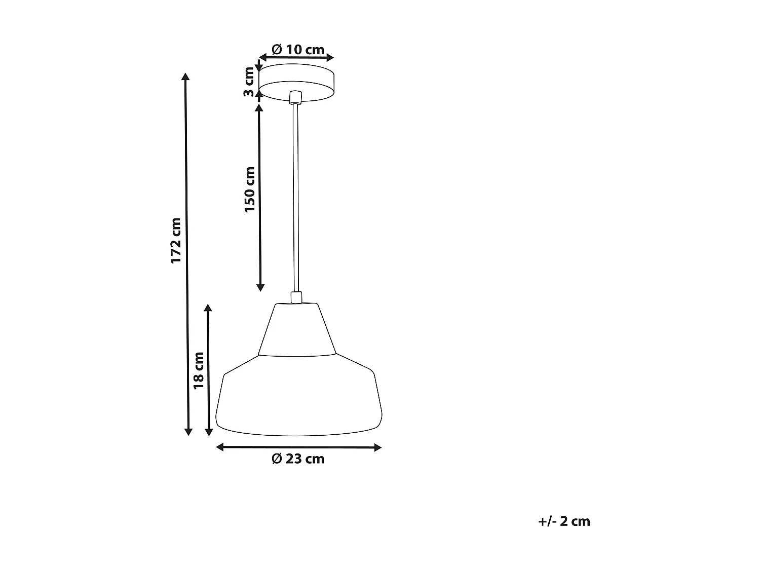 Hanglamp TALPARO Glas Zilver