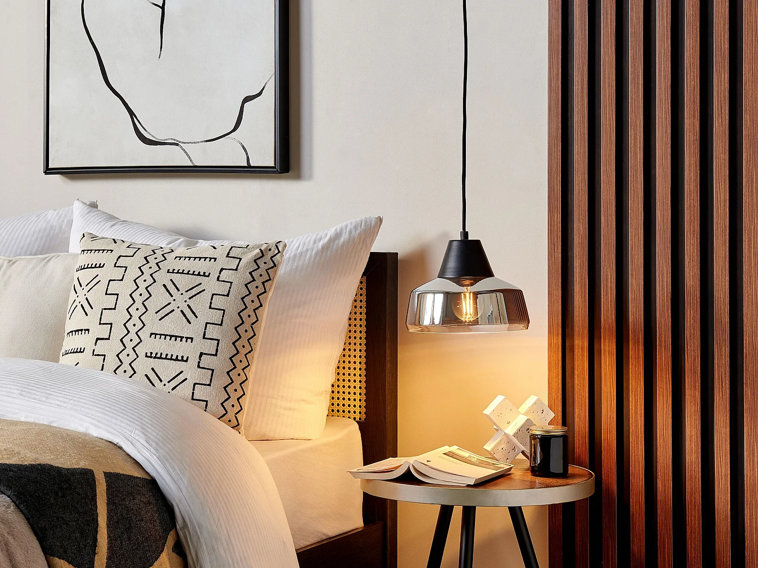 Hanglamp TALPARO Glas Zilver