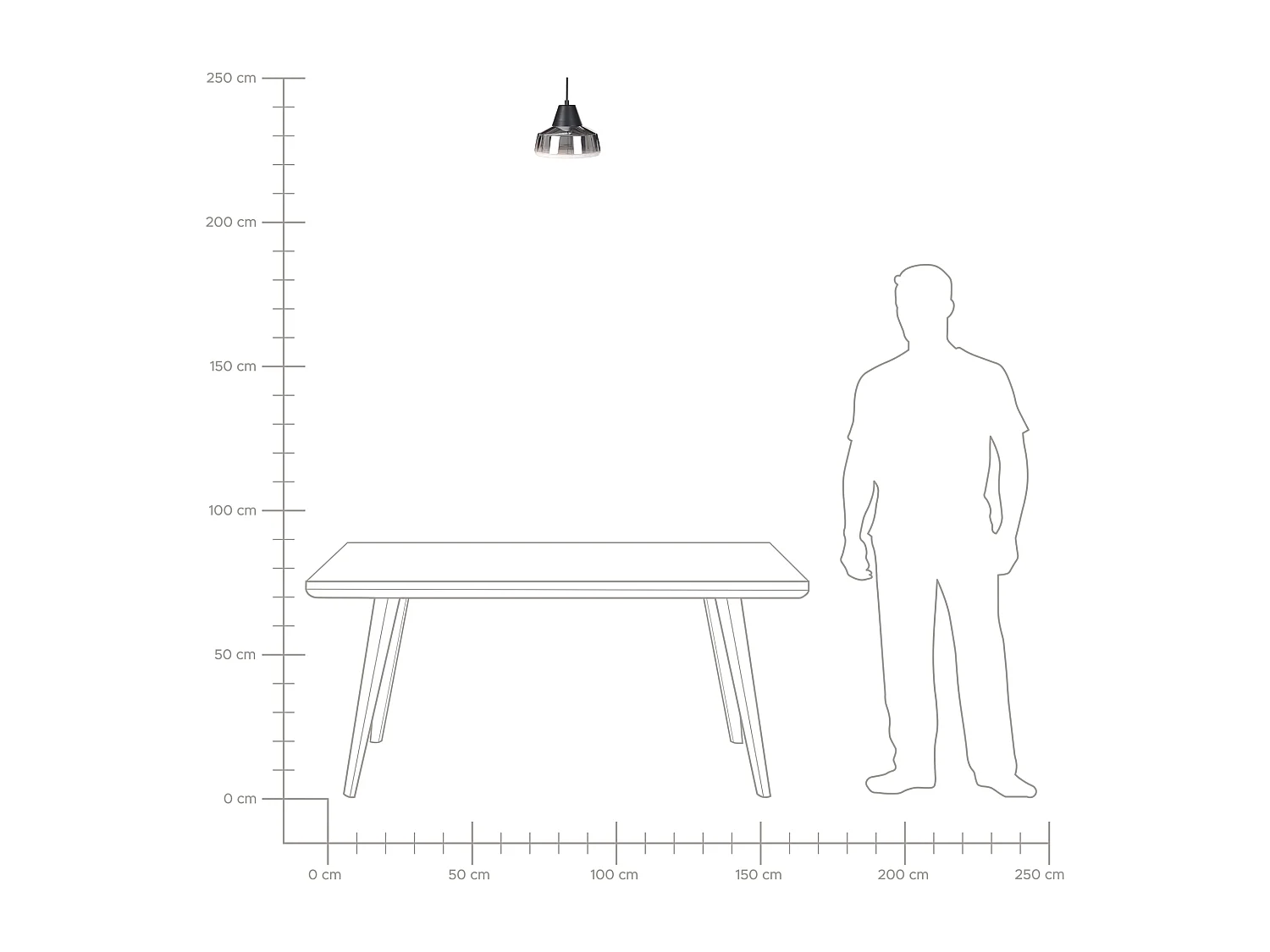 Hanglamp TALPARO Glas Zilver