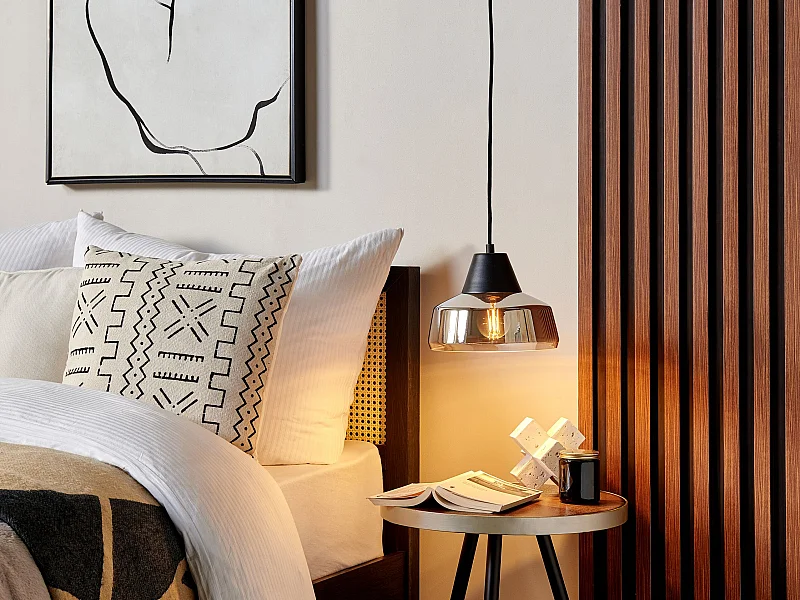 Lampe suspension TALPARO Verre Doré