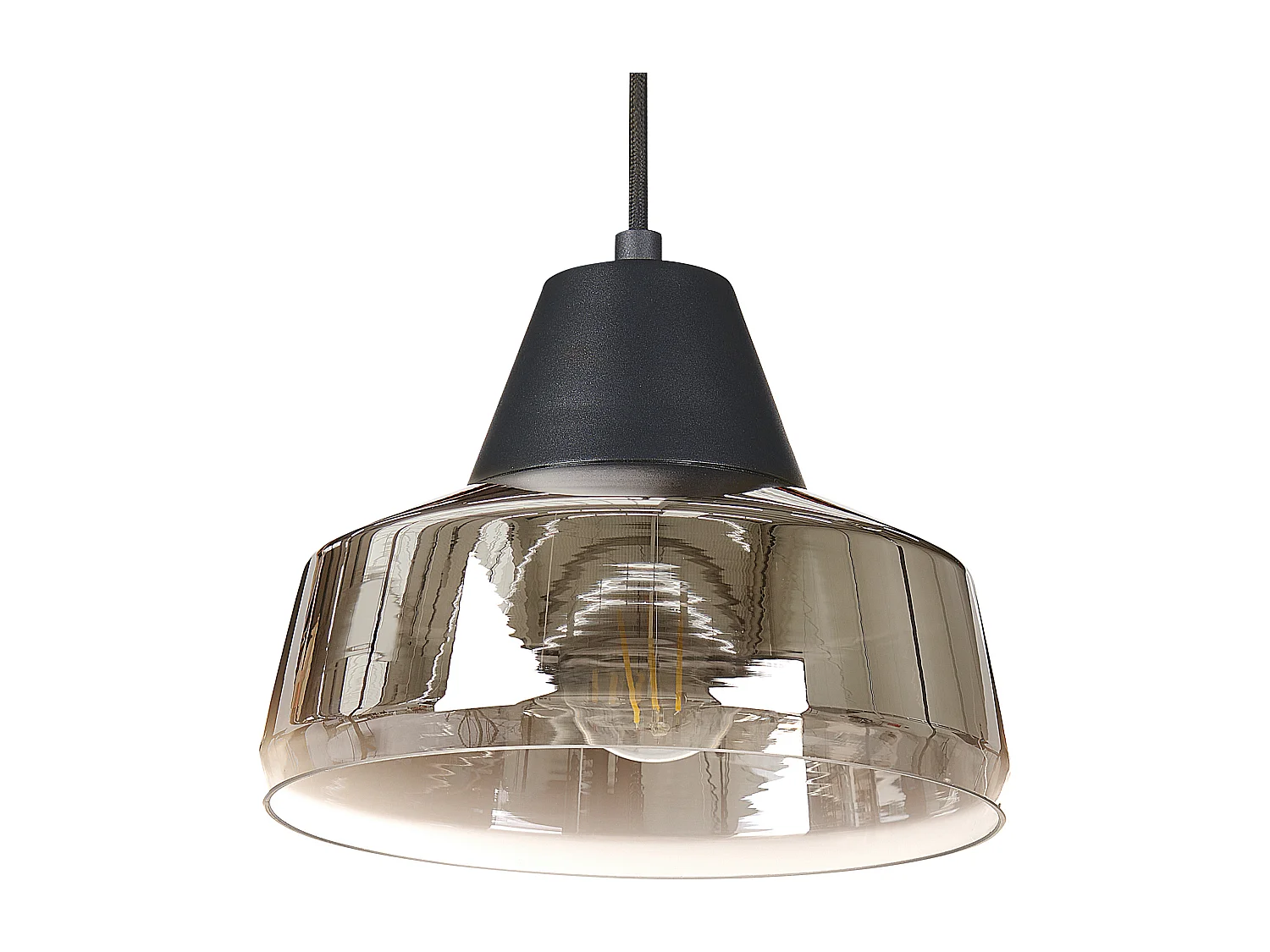 Lampe suspension TALPARO Verre Doré