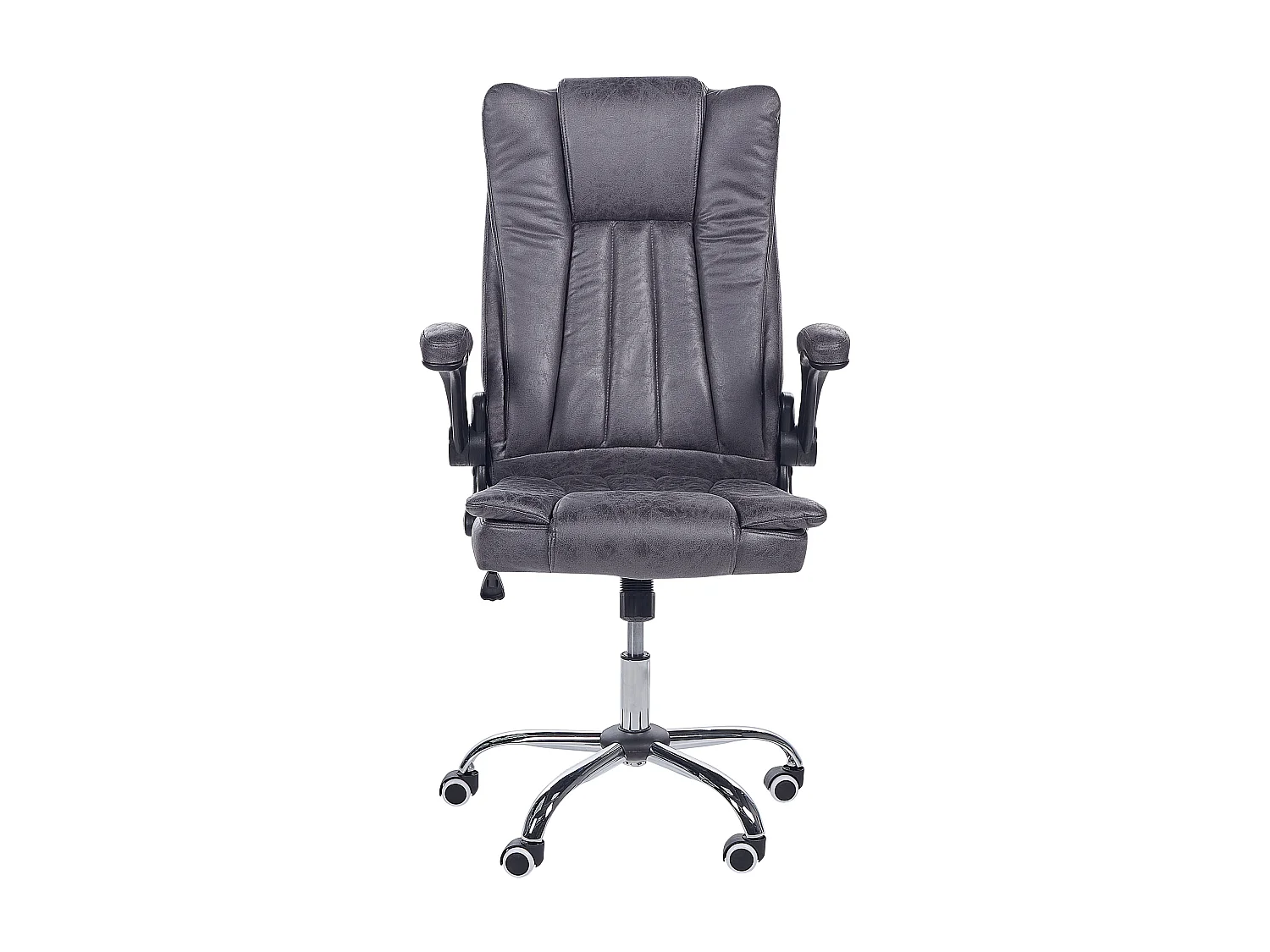 Directeursstoel Kunstleer Grafietgrijs SUBLIME