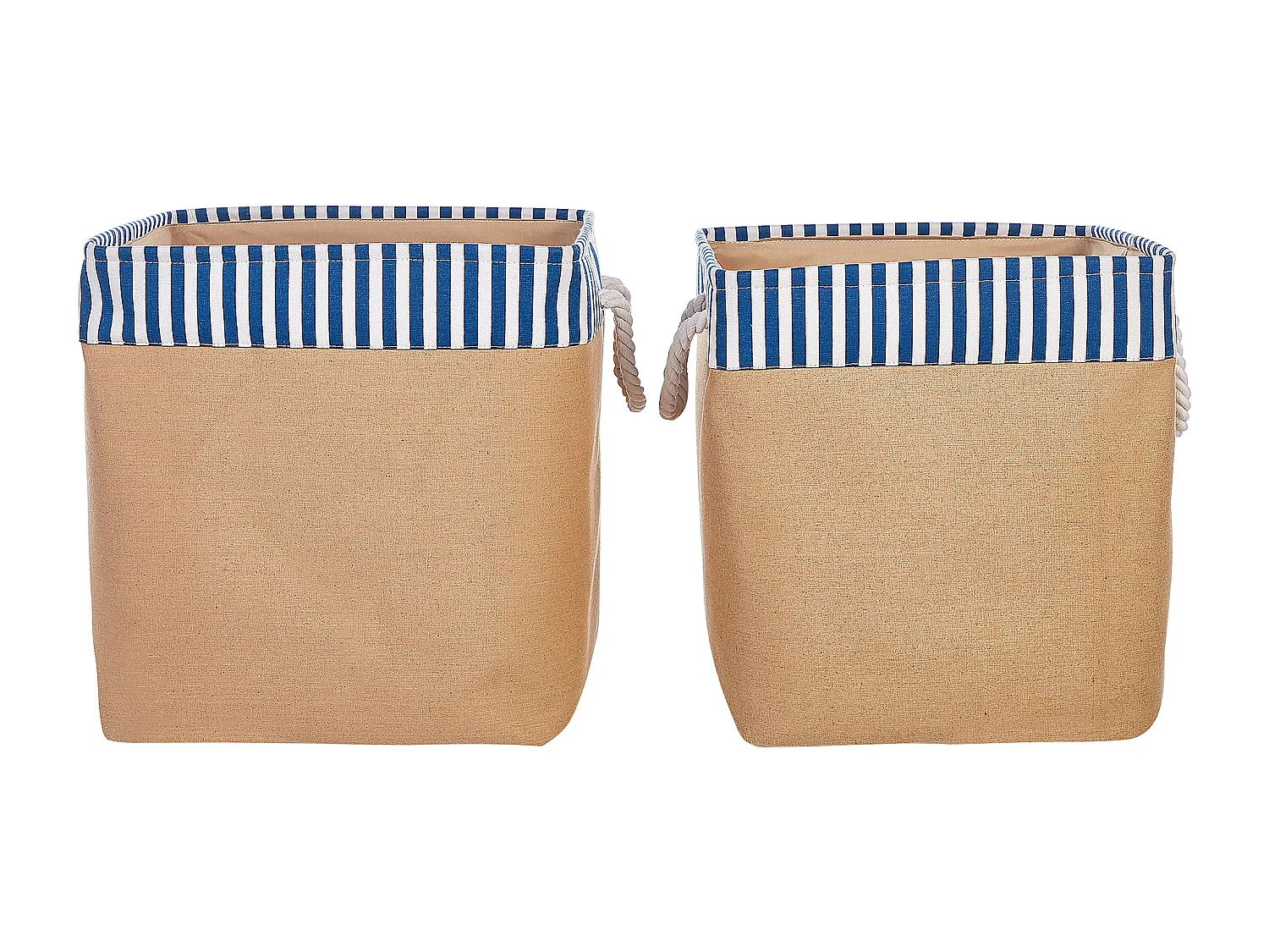 Set van 2 manden TUGUL Katoen Beige