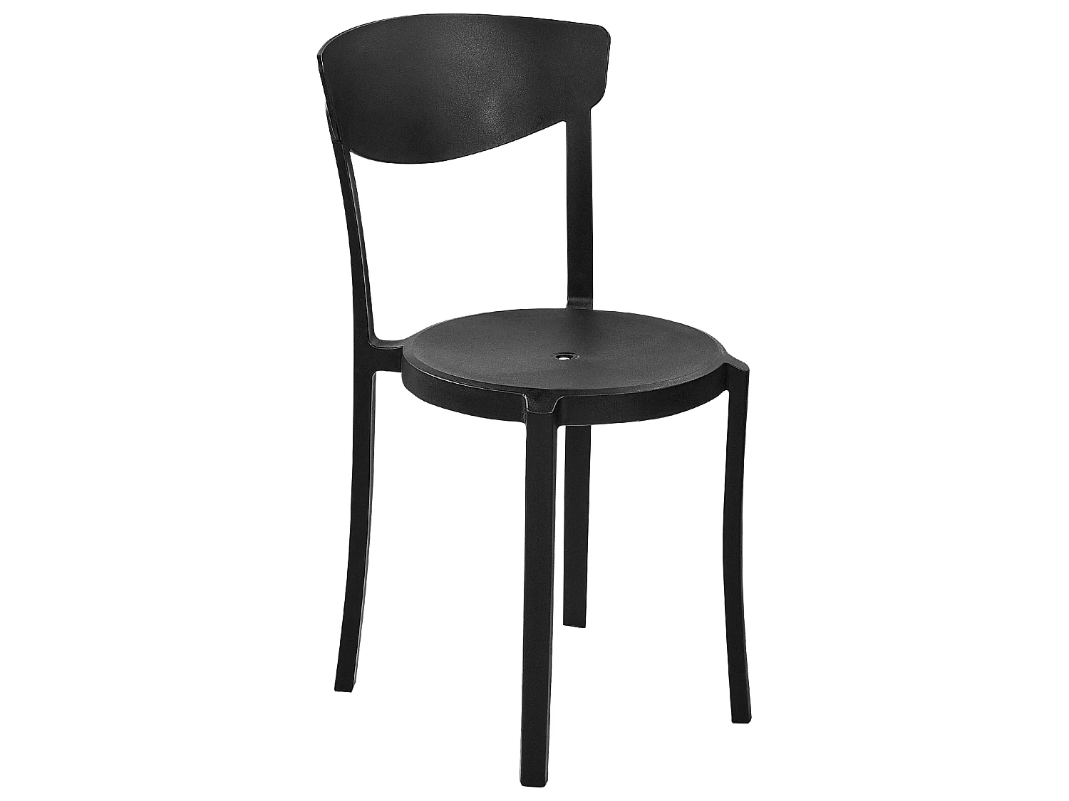 Lot de 8 chaises de salle à manger VIESTE Noir