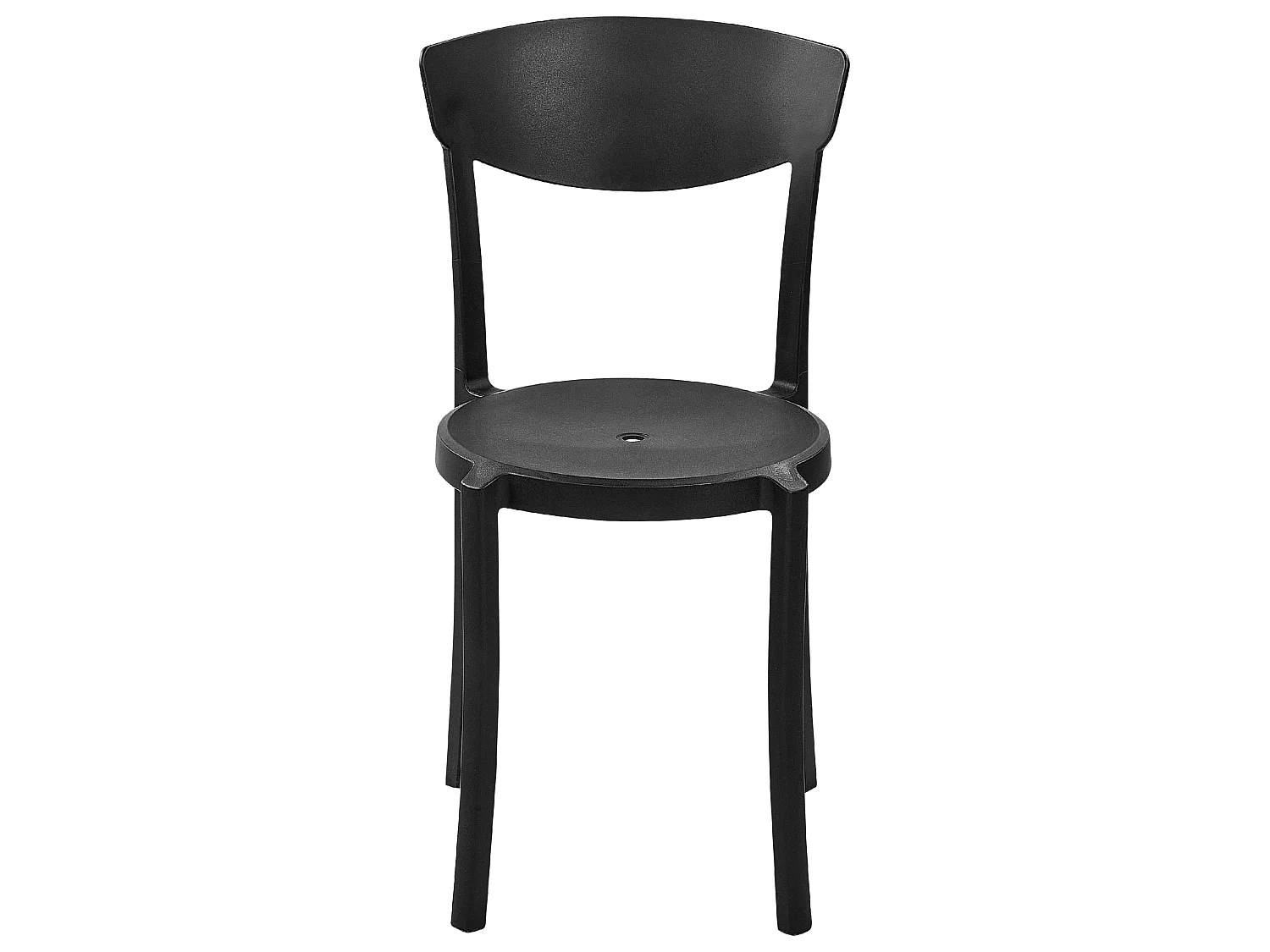 Lot de 8 chaises de salle à manger VIESTE Noir