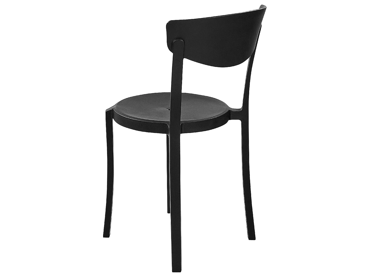 Lot de 8 chaises de salle à manger VIESTE Noir