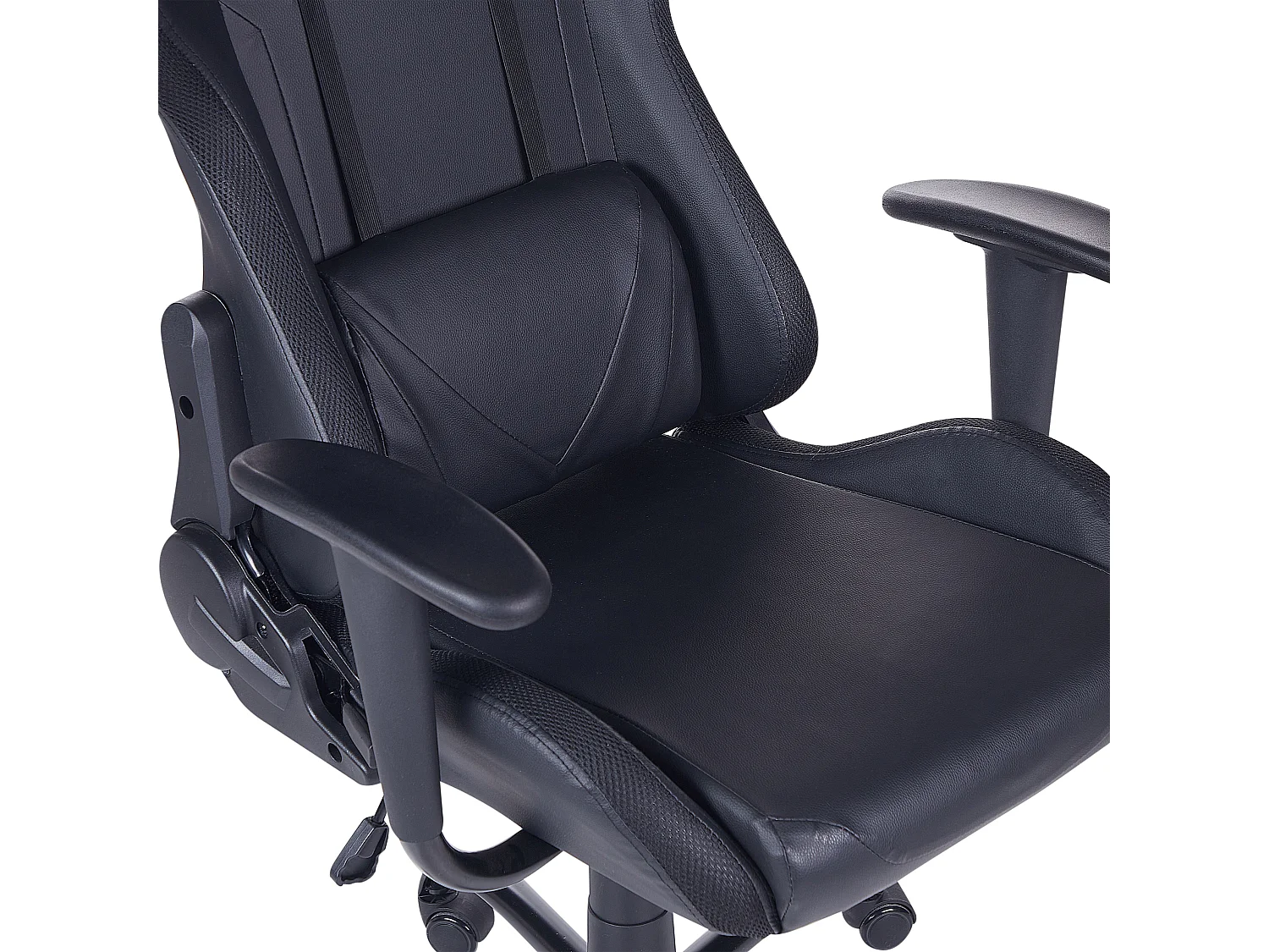 Fotel gamingowy Obrotowy GLEAM Ekoskóra Czarny