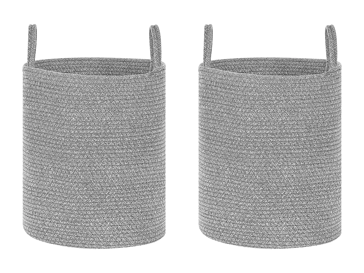 Set van 2 manden SARYK Katoen Grijs