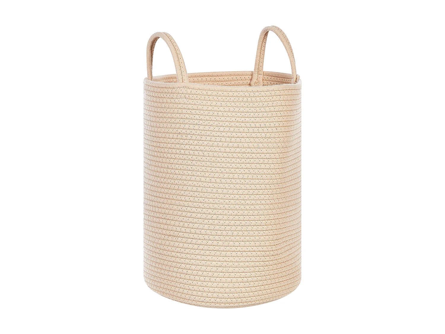 Conjunto de 2 cestas SARYK Algodón Beige claro