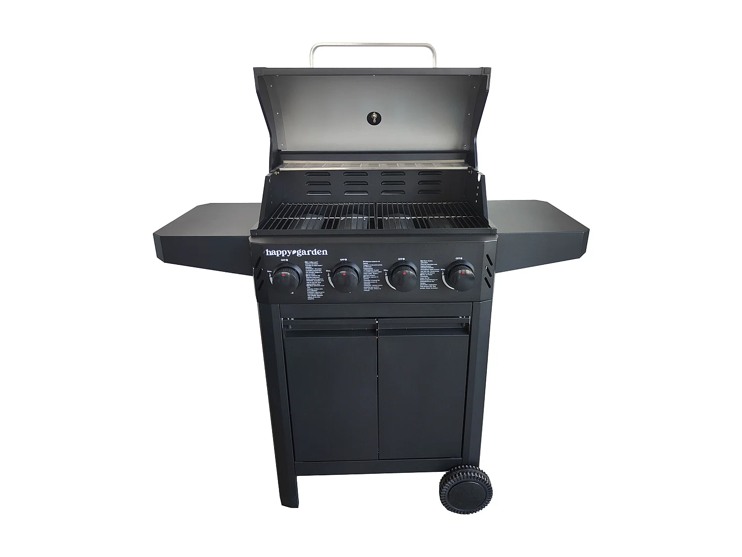 Barbecue au gaz IZALCO - 4 brûleurs 10kW - HAPPY GARDEN