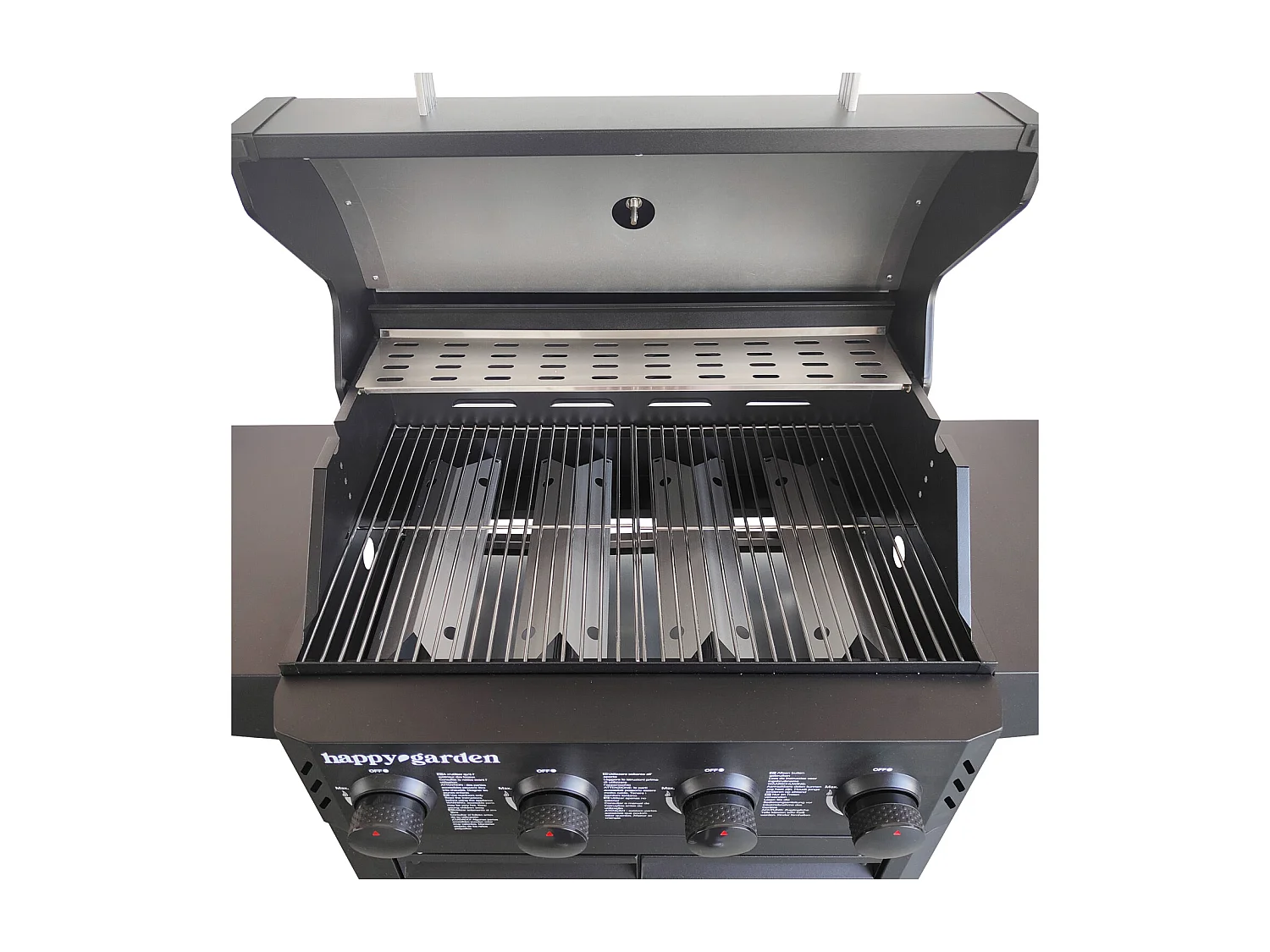 Barbecue au gaz IZALCO - 4 brûleurs 10kW - HAPPY GARDEN