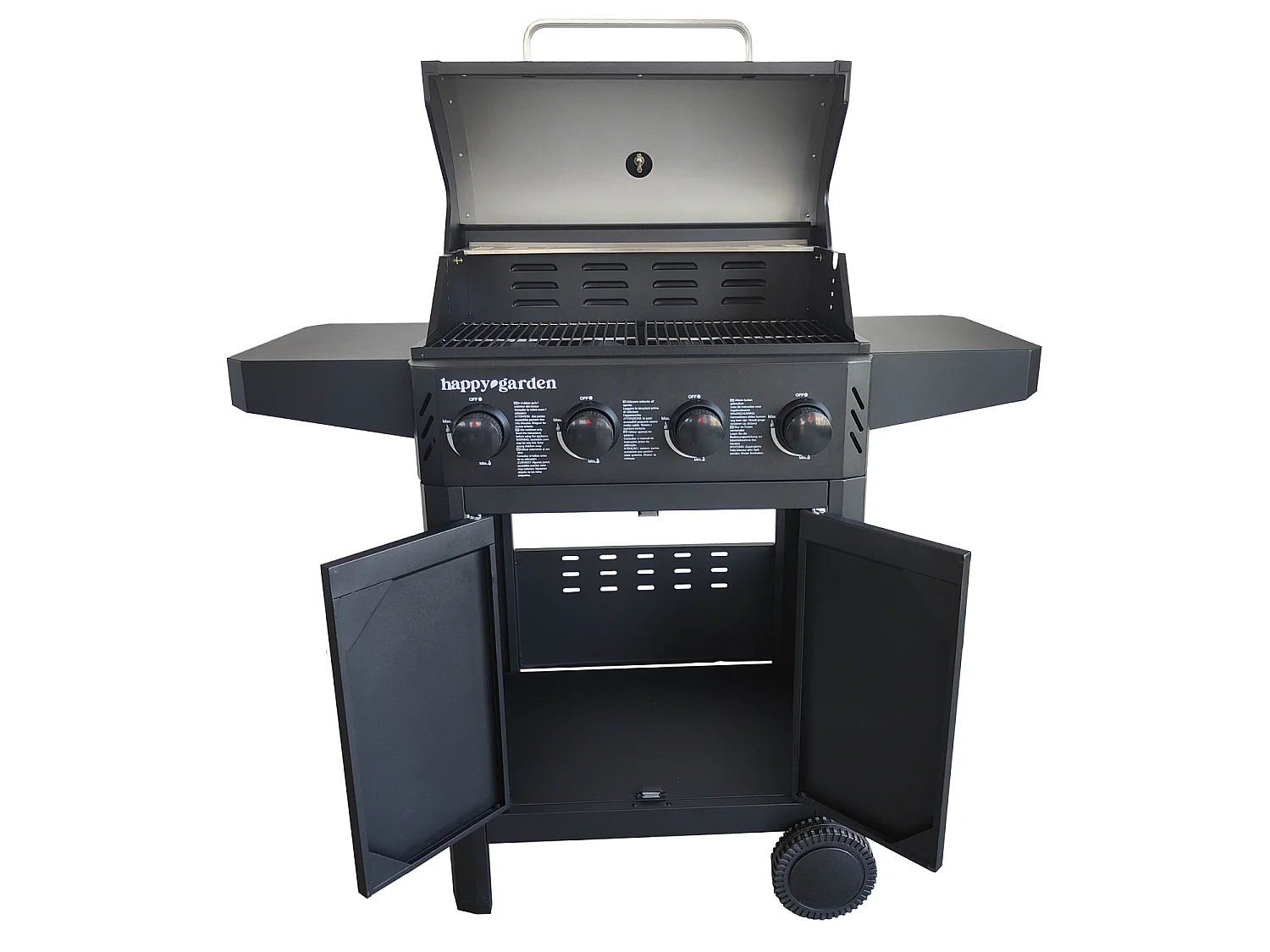 Barbecue au gaz IZALCO - 4 brûleurs 10kW - HAPPY GARDEN
