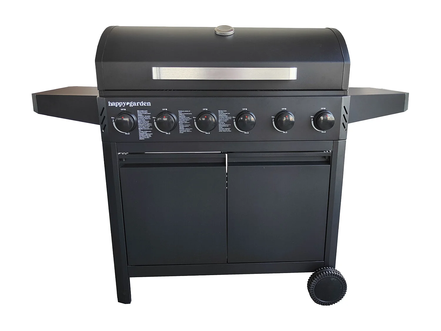 Barbecue au gaz IZALCO - 6 brûleurs 15kW - HAPPY GARDEN