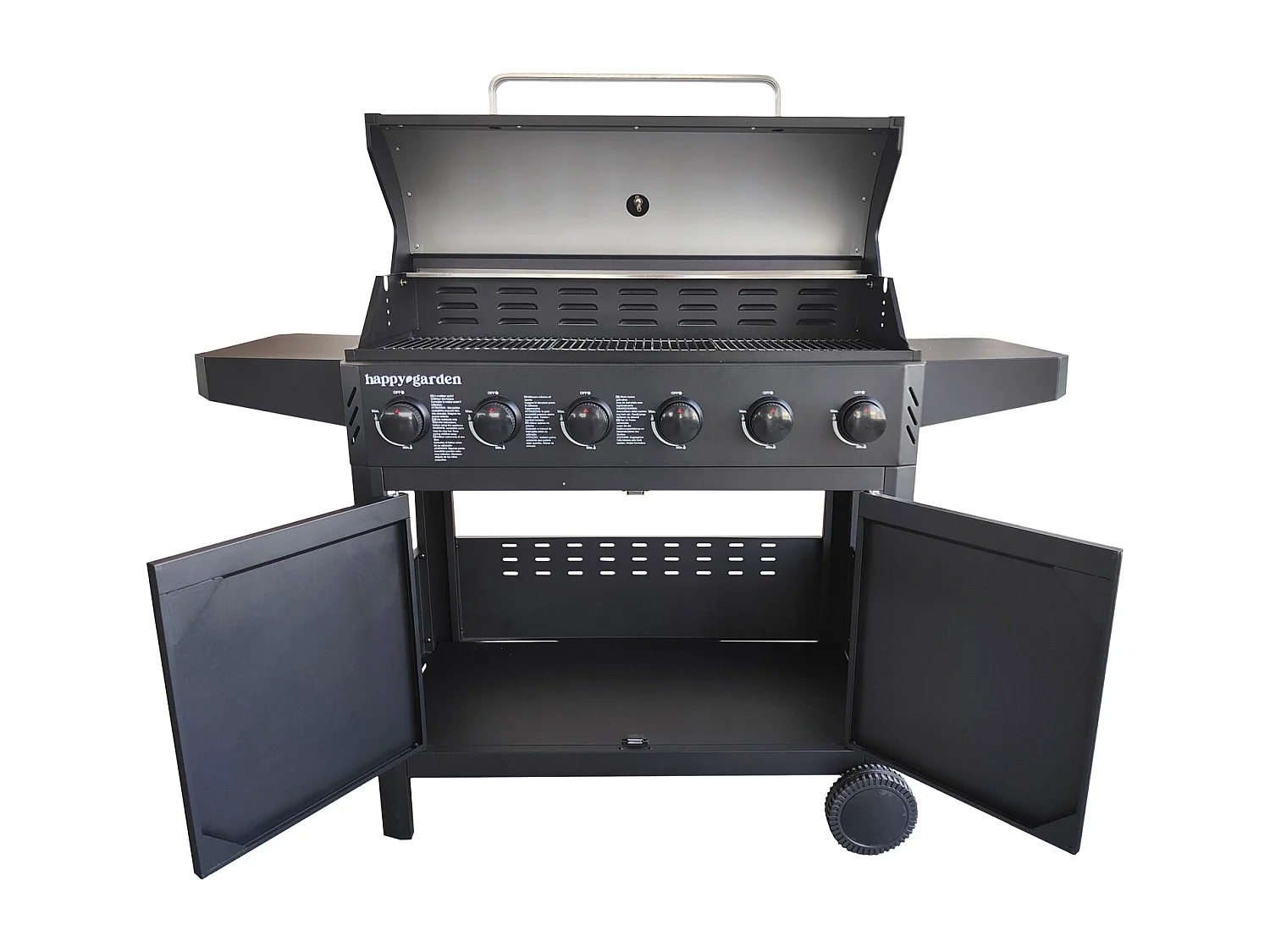 Barbecue au gaz IZALCO - 6 brûleurs 15kW - HAPPY GARDEN