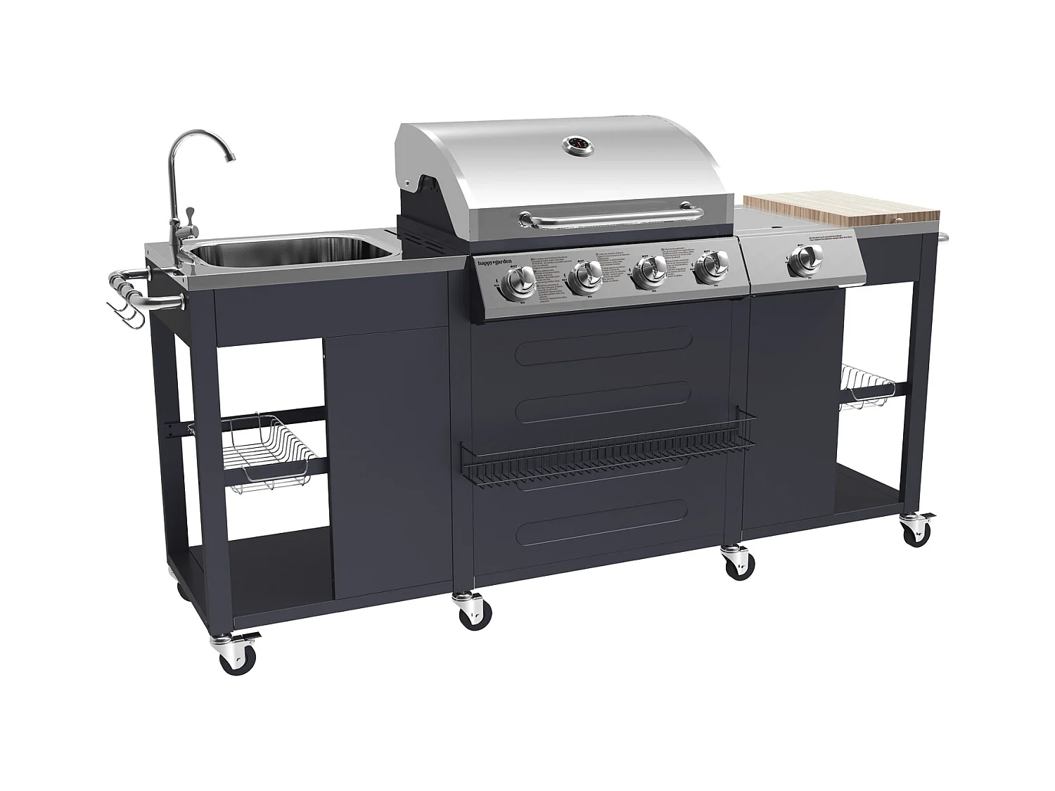 Cocina exterior TEXAS 4+1 quemadores - HAPPY GARDEN