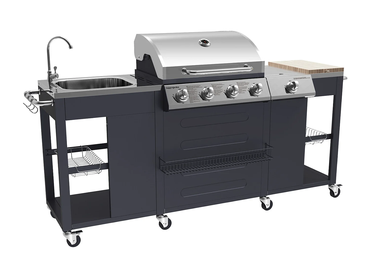 Buitenkeuken TEXAS - 4+1 branders