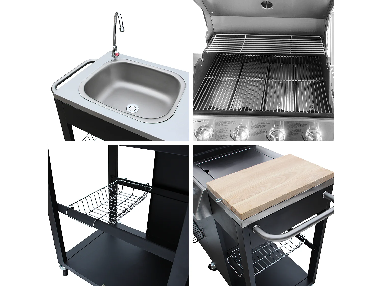 Buitenkeuken TEXAS - 4+1 branders