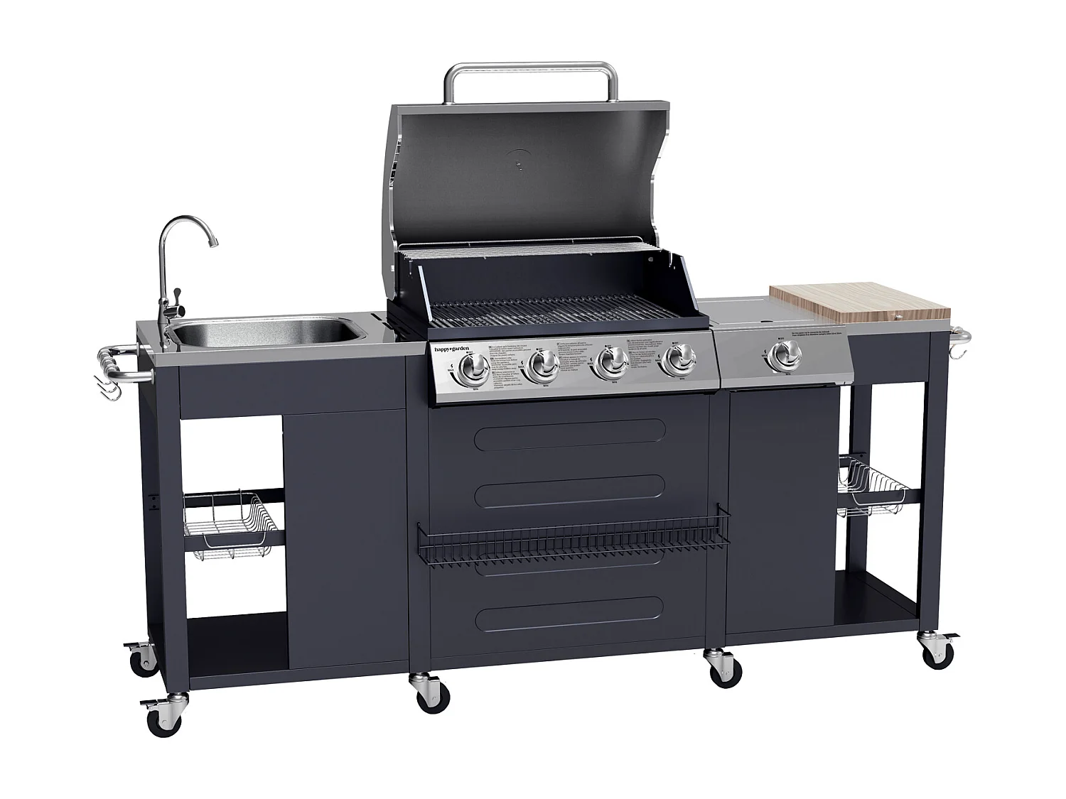 Buitenkeuken TEXAS - 4+1 branders