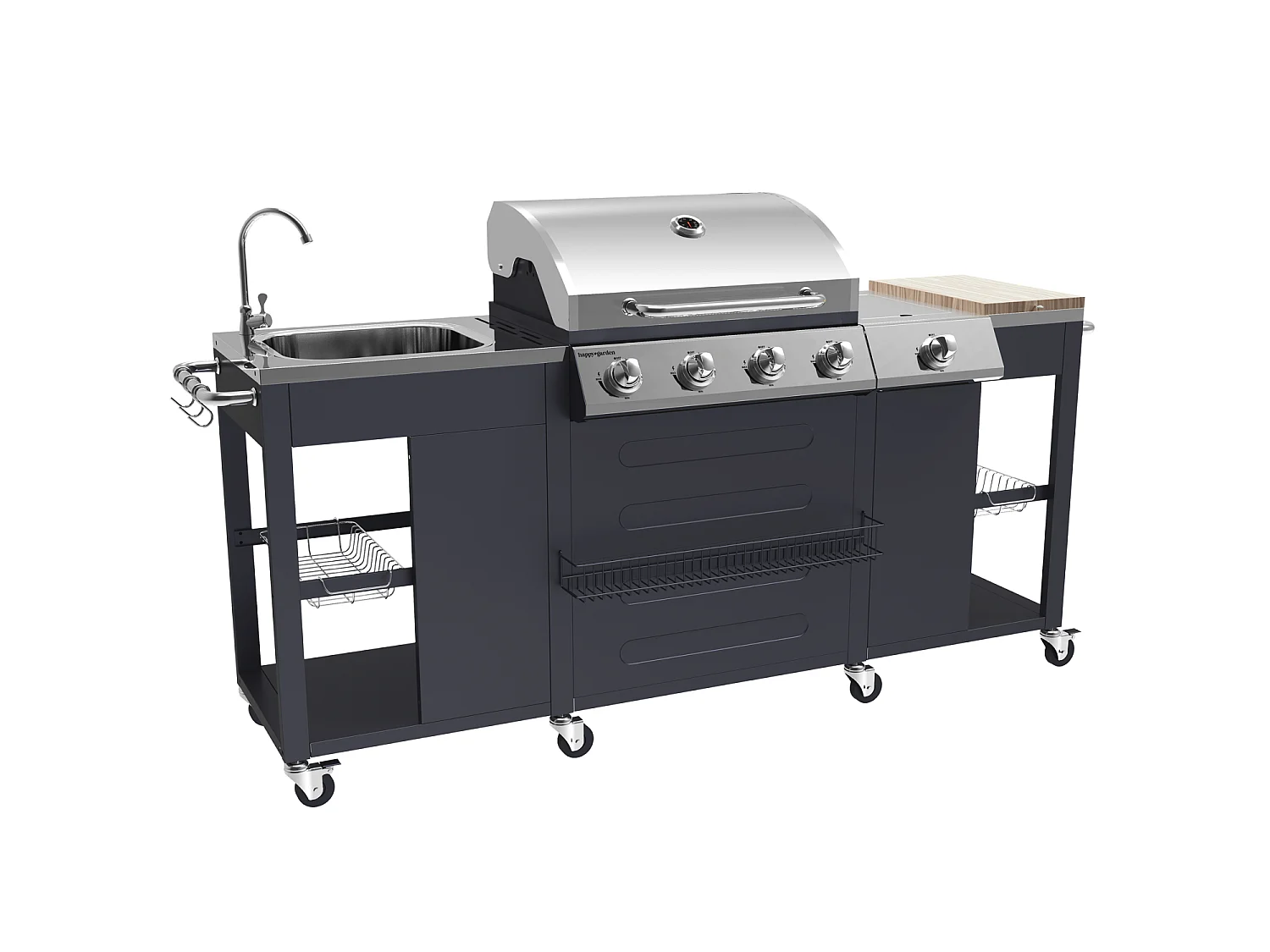 Buitenkeuken TEXAS - 4+1 branders