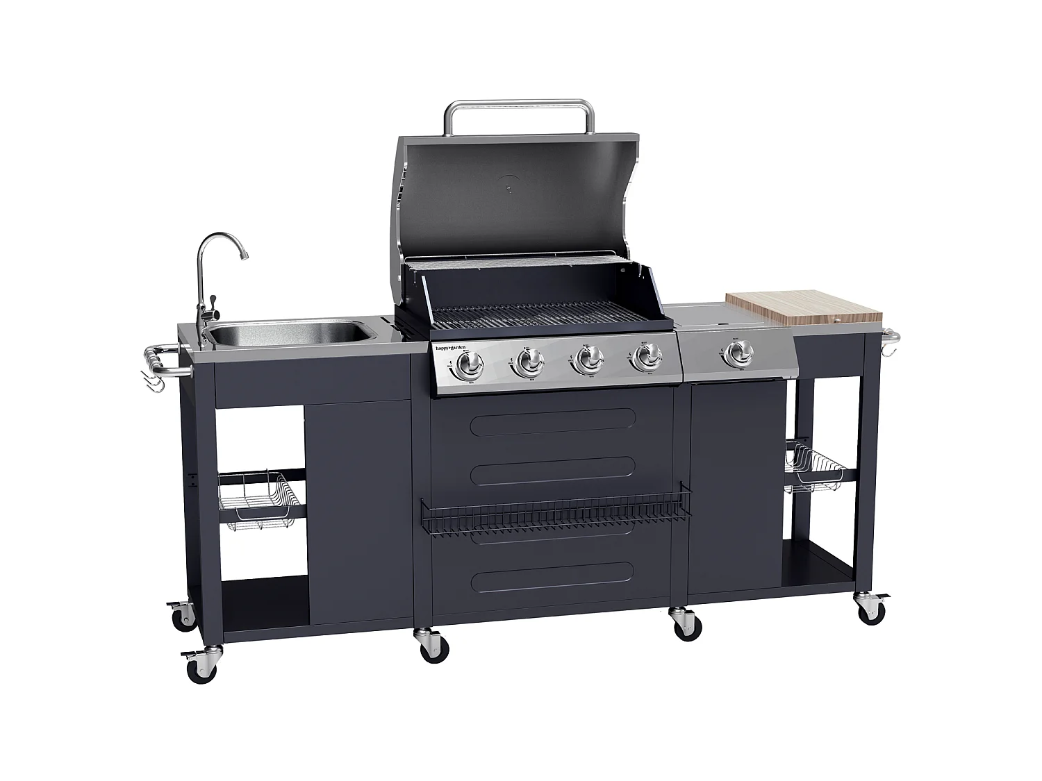 Buitenkeuken TEXAS - 4+1 branders