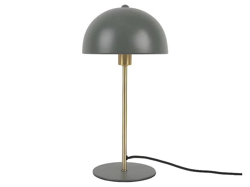 Bonnet - Lampe à poser champignon en métal - Vert de gris