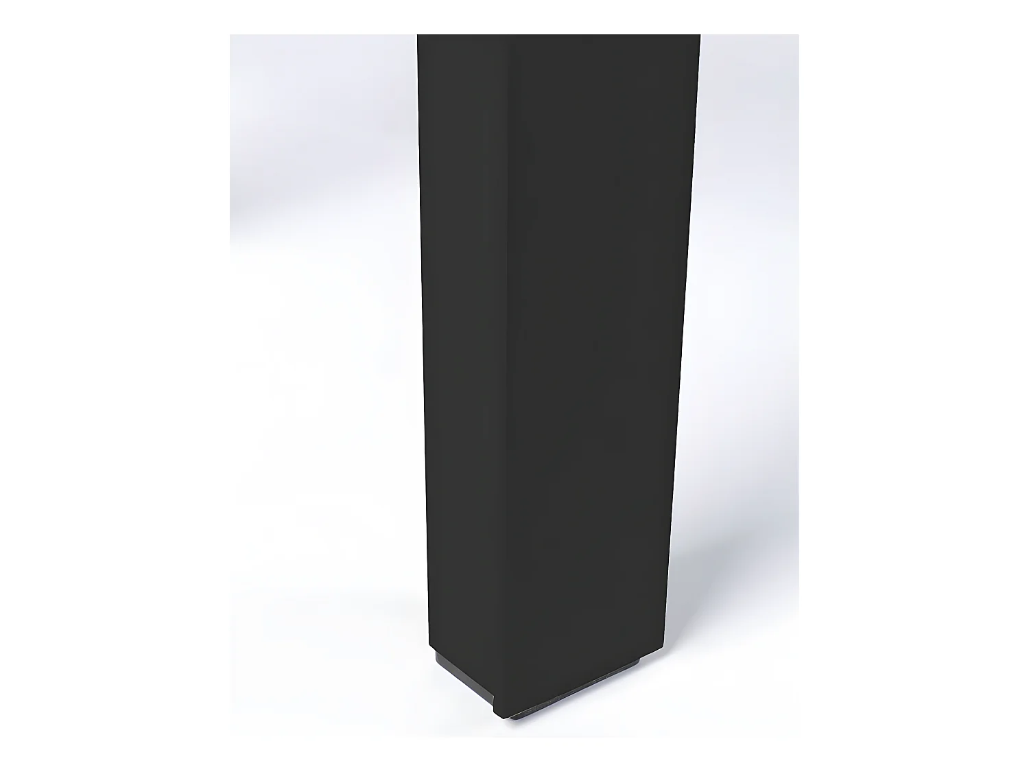 Vondel - Banc de jardin en métal 175x45cm - Noir