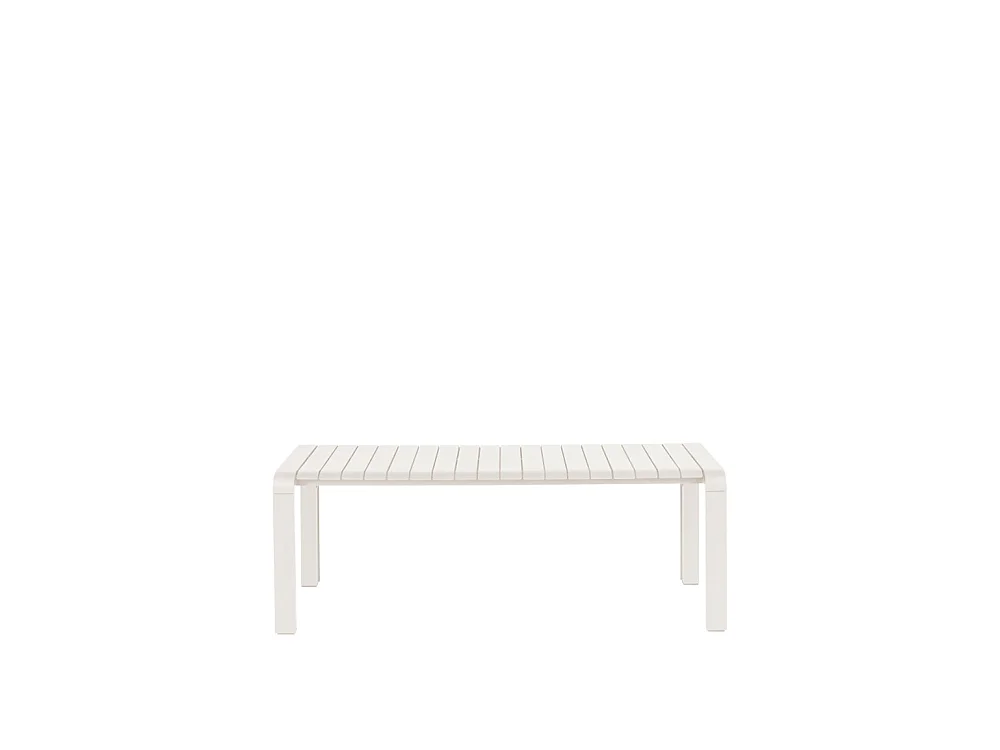 Vondel - Banc de jardin en métal 129,5x45cm - Beige