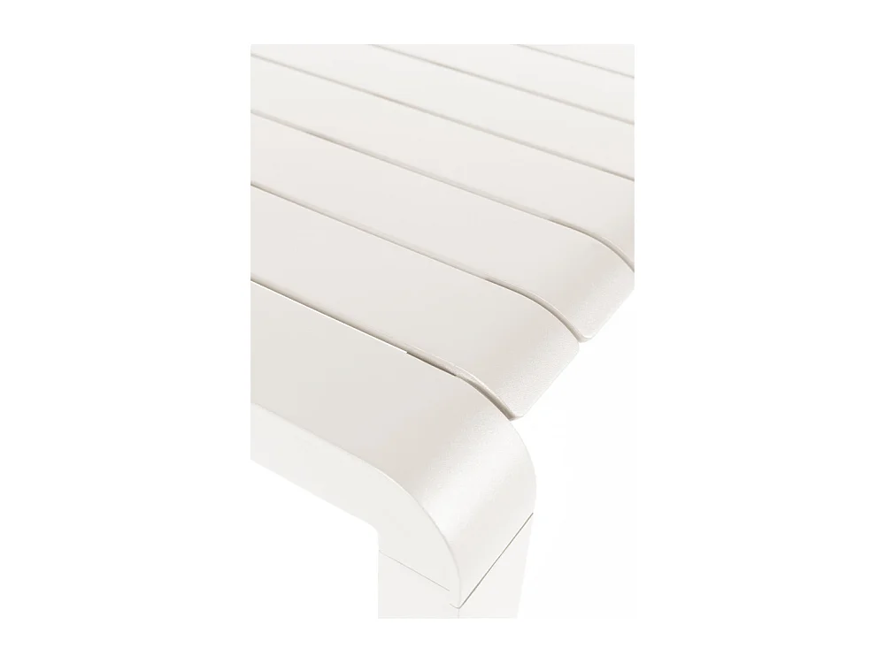 Vondel - Banc de jardin en métal 129,5x45cm - Beige