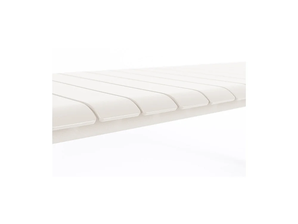 Vondel - Banc de jardin en métal 129,5x45cm - Beige