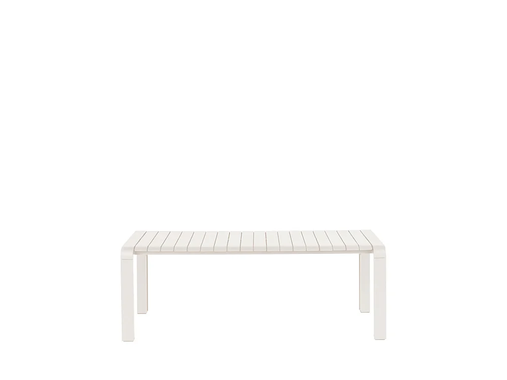 Vondel - Banc de jardin en métal 129,5x45cm - Beige