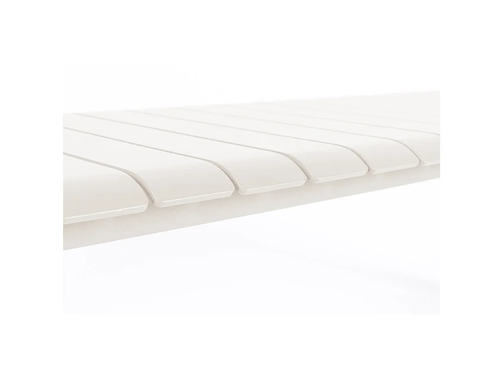 Vondel - Banc de jardin en métal 129,5x45cm - Beige
