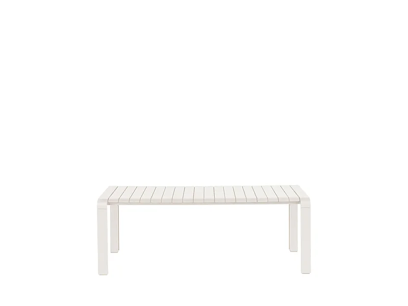 Vondel - Banc de jardin en métal 129,5x45cm - Beige