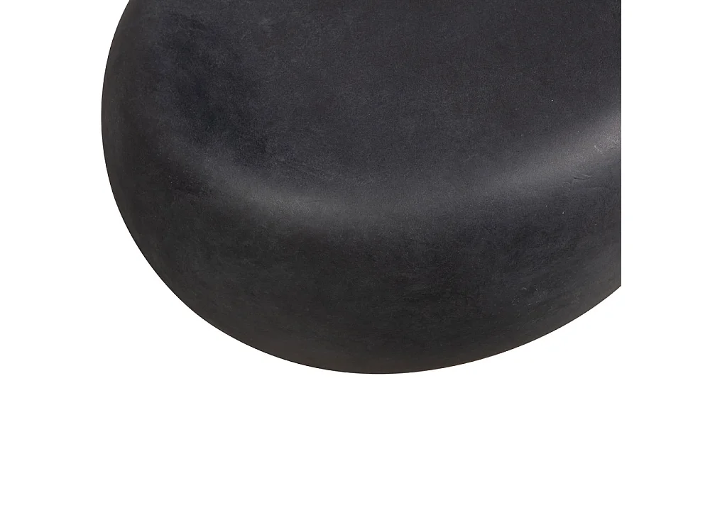 Pebble - Table basse organique en fibre d'argile - Gris anthracite
