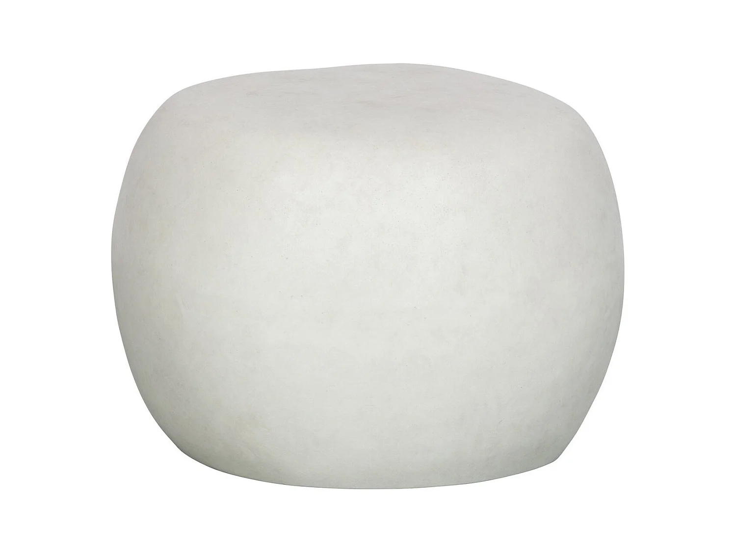 PEBBLE - Table d'appoint en fibre de terre cuite aspect béton