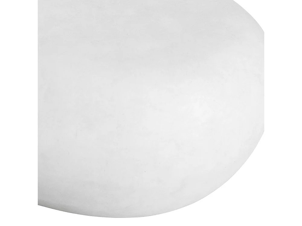 Pebble - Table basse organique en fibre d'argile - Blanc