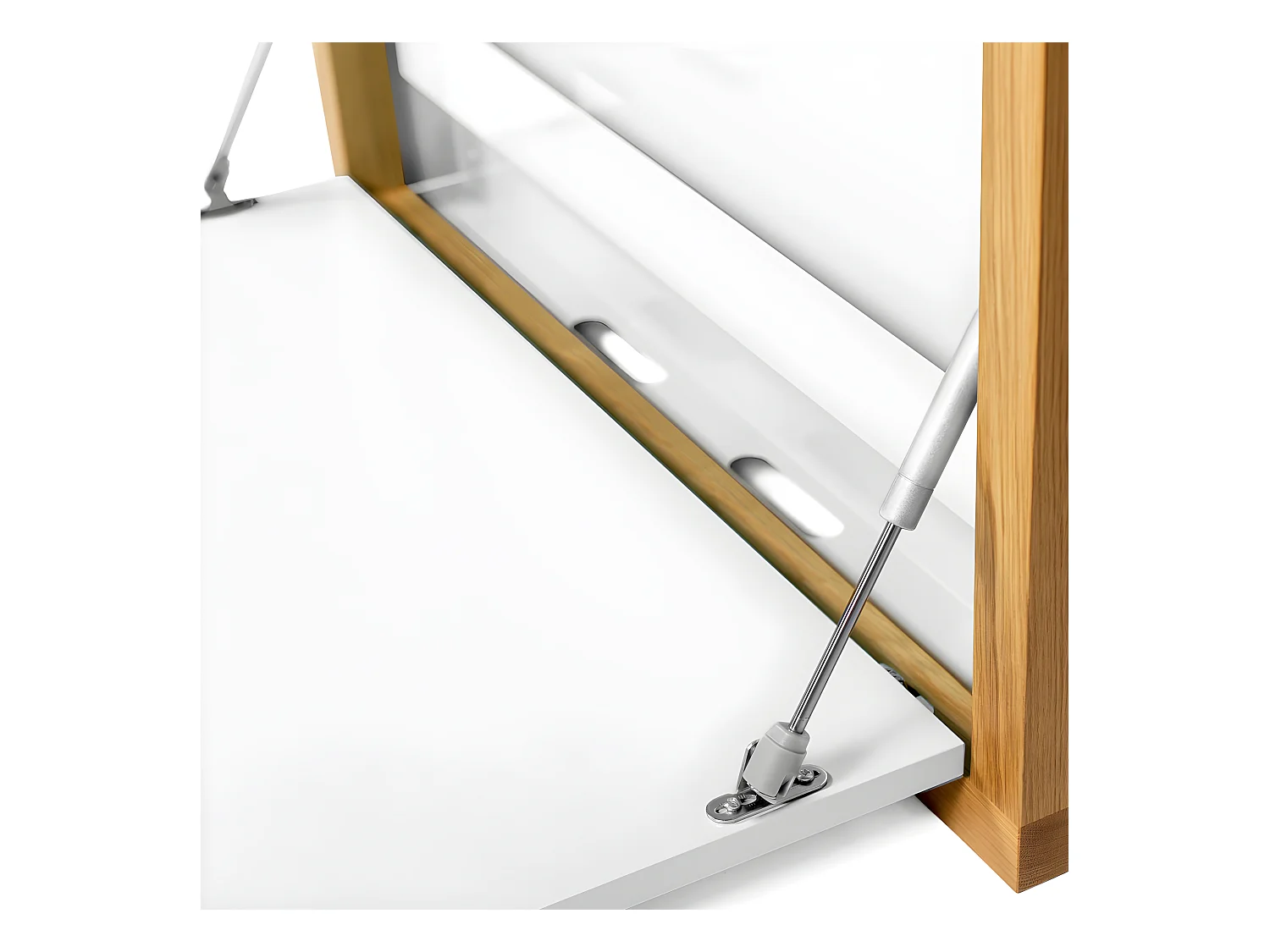 Brenta - Bureau mural contemporain - Blanc