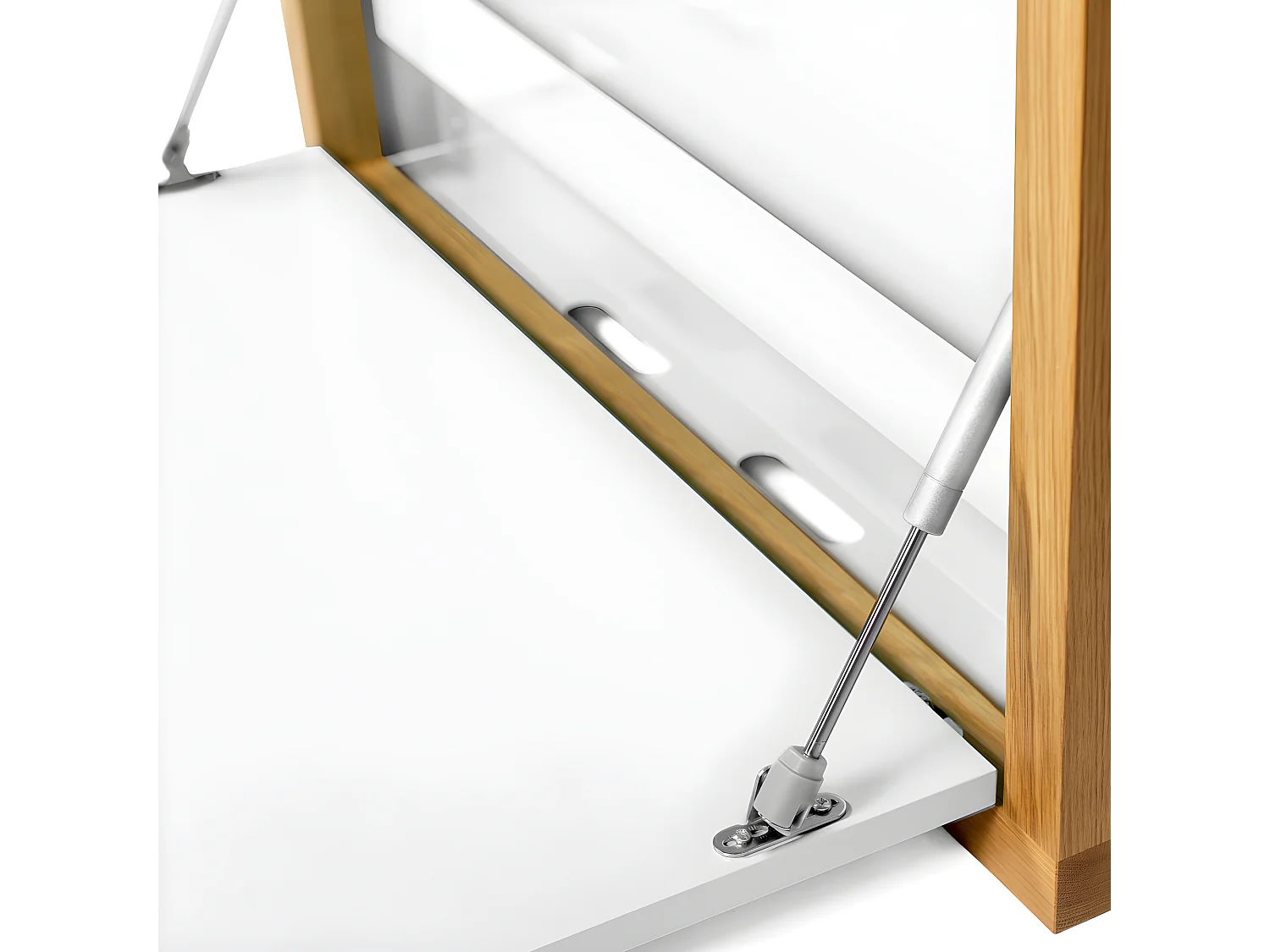 Brenta - Bureau mural contemporain - Blanc