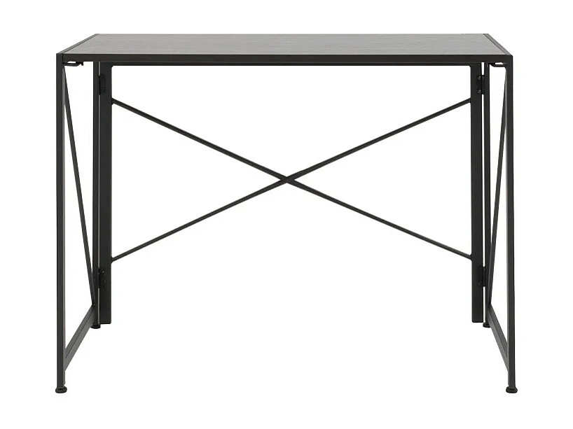 Fold - Bureau pliant en métal L100cm - Noir