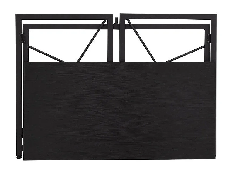 Fold - Bureau pliant en métal L100cm - Noir