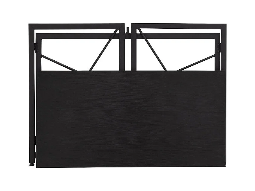 Fold - Bureau pliant en métal L100cm - Noir