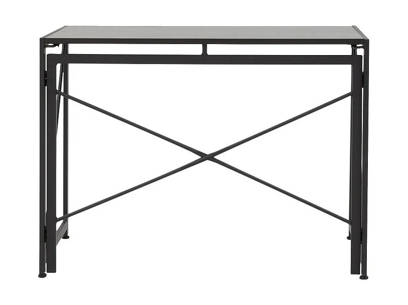 Fold - Bureau pliant en métal L100cm - Noir