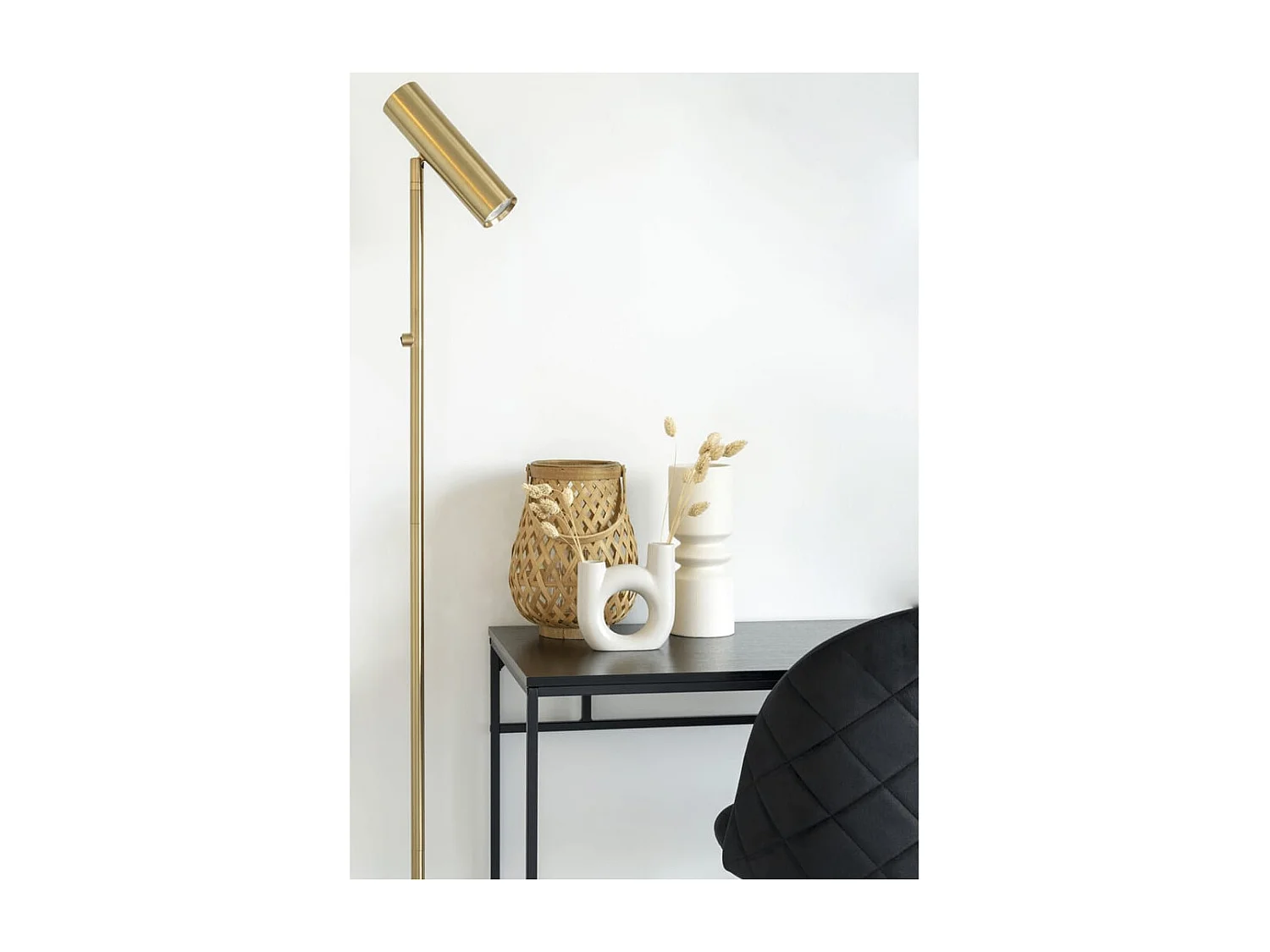 Bureau VITA - Bois naturel ou métal noir-Noir