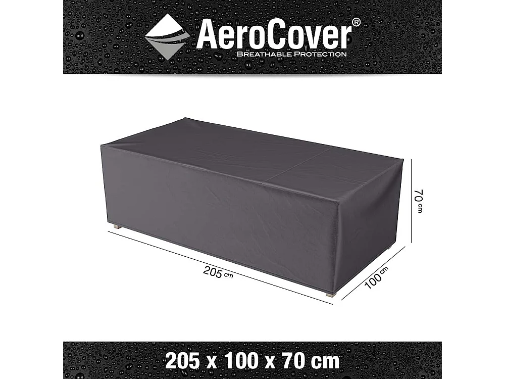 Housse de protection respirante pour banc de jardin Pour banc 205x100xH70 cm