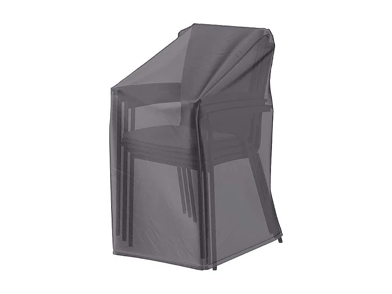 Housse de protection respirante pour pile de chaises de jardin