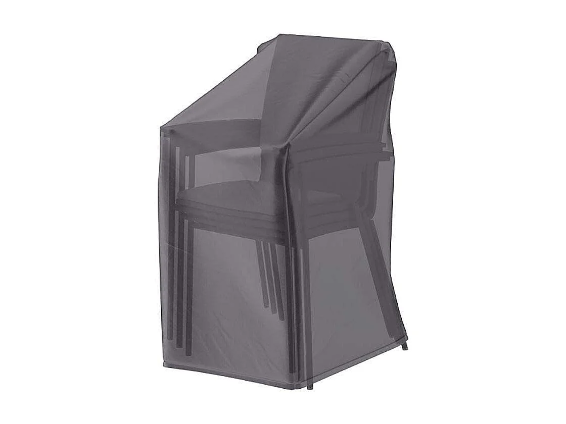 Housse de protection respirante pour pile de chaises de jardin