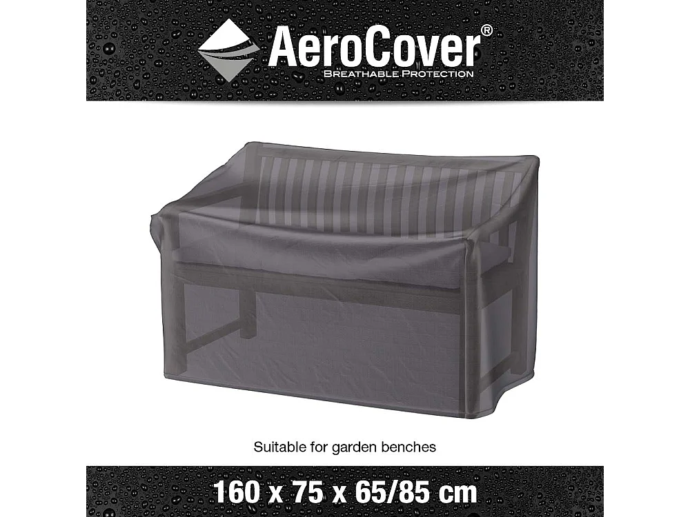 Housse de protection respirante pour banc de jardin Pour banc 160x75x65/85 cm
