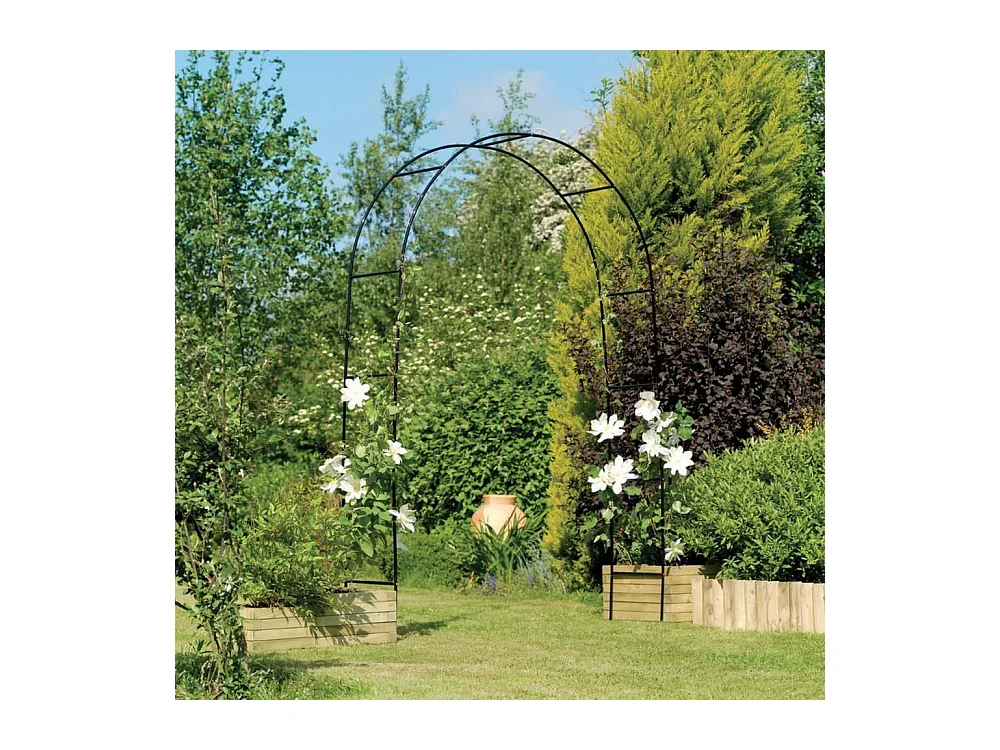 Arche déco en fer noir Atea Unitaire